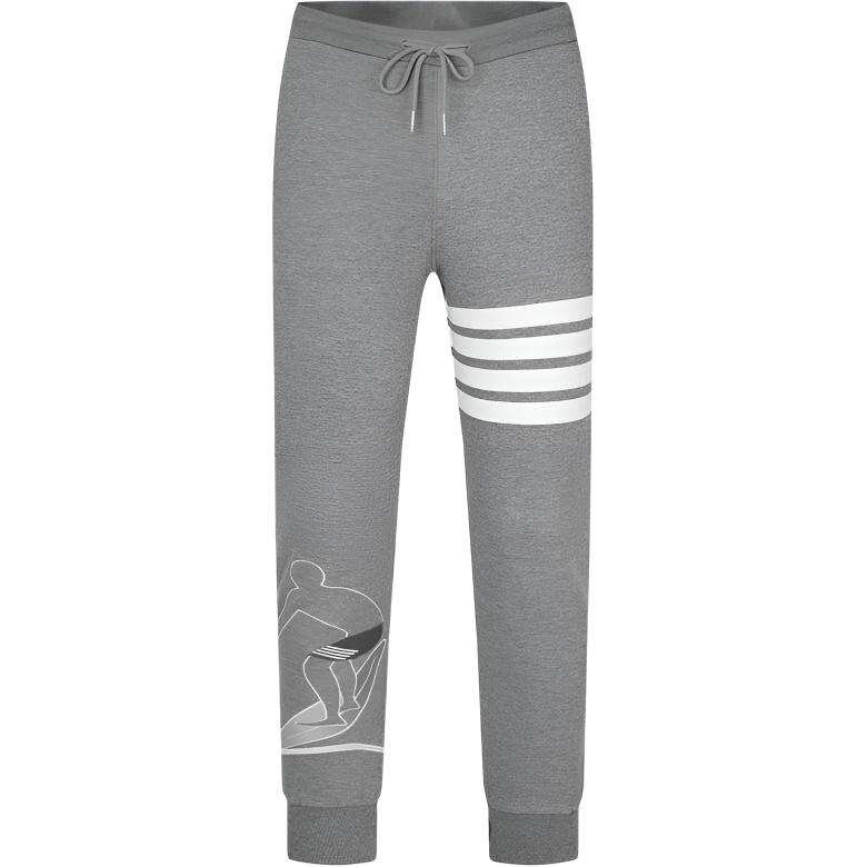 THOM BROWNE THOM BROWNE· FW22 Knitted Sweatpants Men's Dark Gray