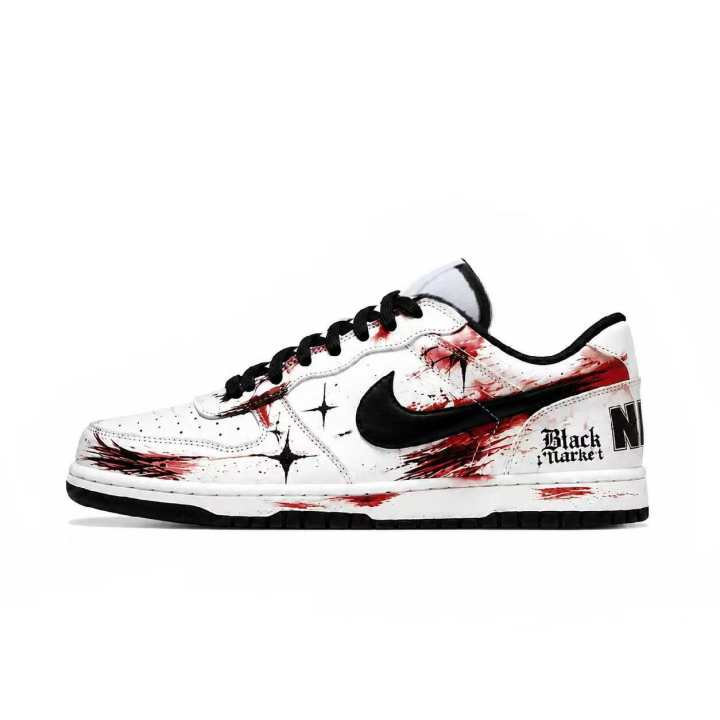 Nike Nike Big Skateboard Shoes Men's Low Top White, Black, Gray, Beige, Red