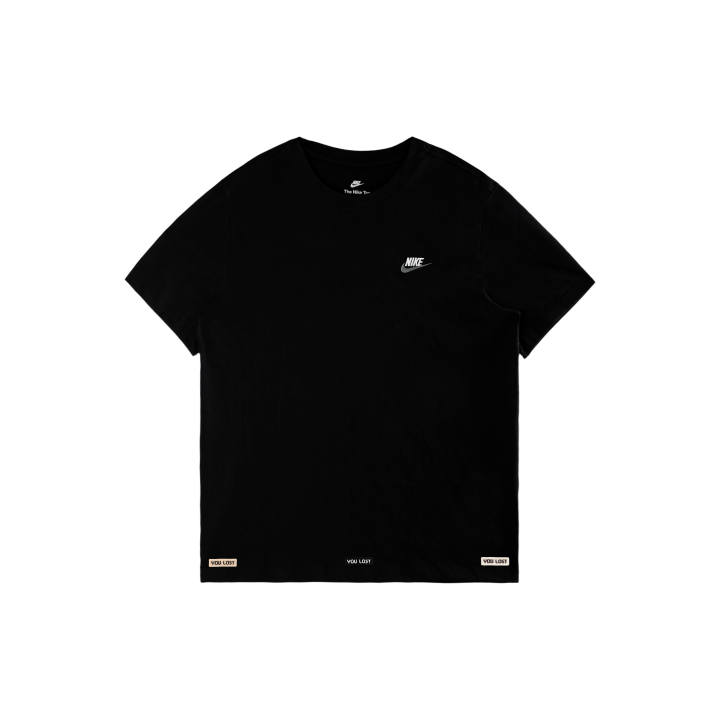 Nike Nike Sportswear T Shirts Men's Black/White/Dark Gray Crew Neck Moderate