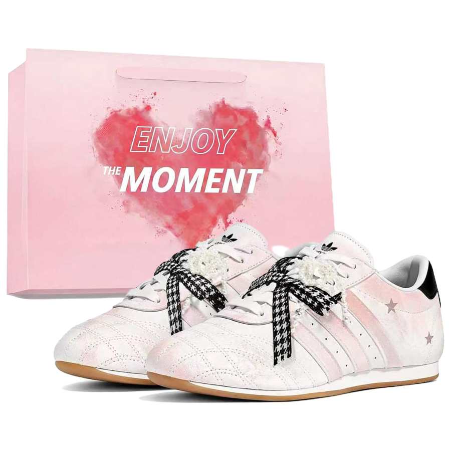 Adidas Originals Taekwondo Training Shoes Women's Low Top White/Black/Pink
