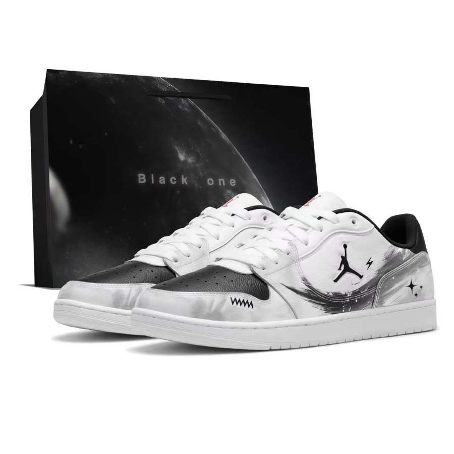 Jordan Jordan COURT CONNECT Skateboard Shoes Men's Low Top White/Black/Gray