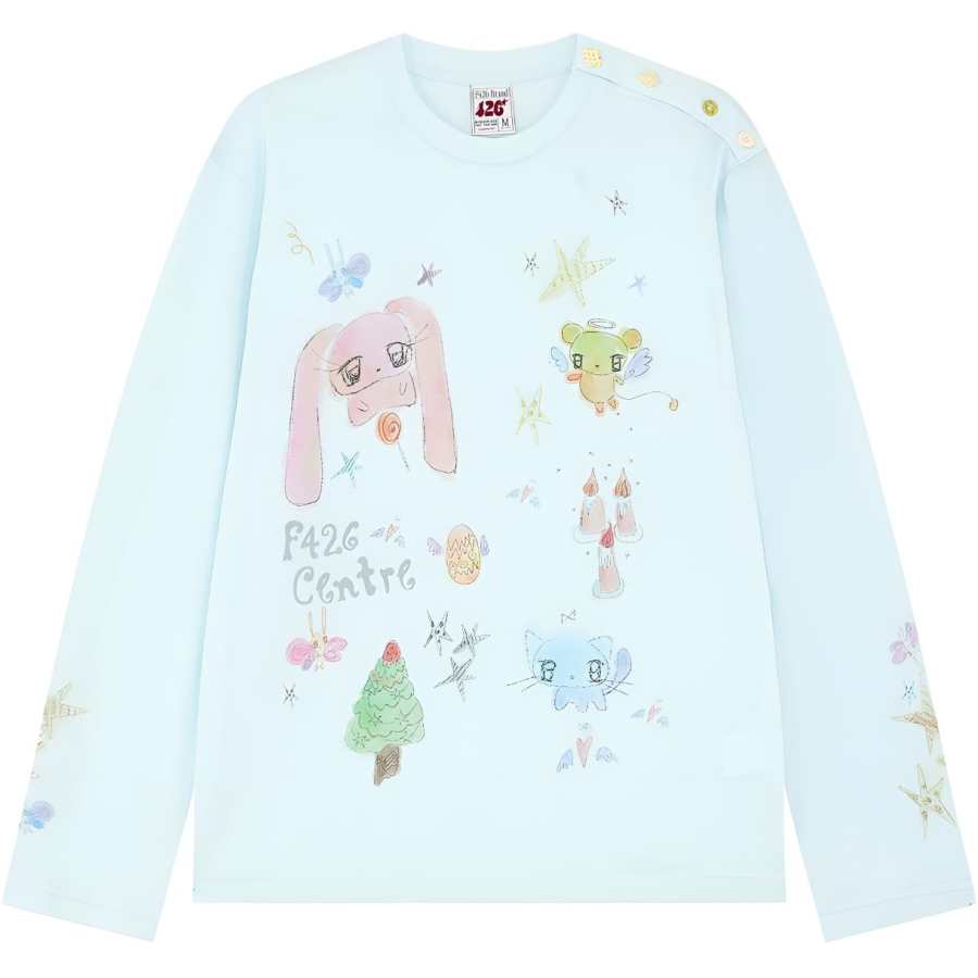 F426 T Shirts Women's Crew Neck Moderate Straight Fit