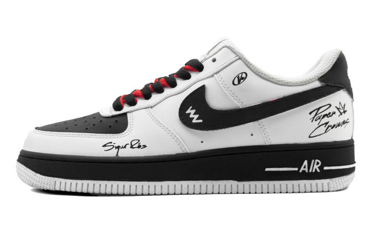 Nike Nike Air Force 1 Skateboard Shoes Men's Low Top Black White