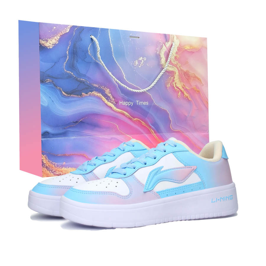 Li-Ning Li Ning Floating Boat Skateboard Shoes Unisex Low Top Pink
