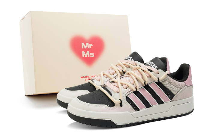 Adidas Adidas ENTRAP Skateboard Shoes Unisex Low Top Pink/Black