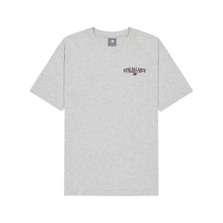 New Balance New Balance T Shirts Men's Gray Crew Neck Moderate