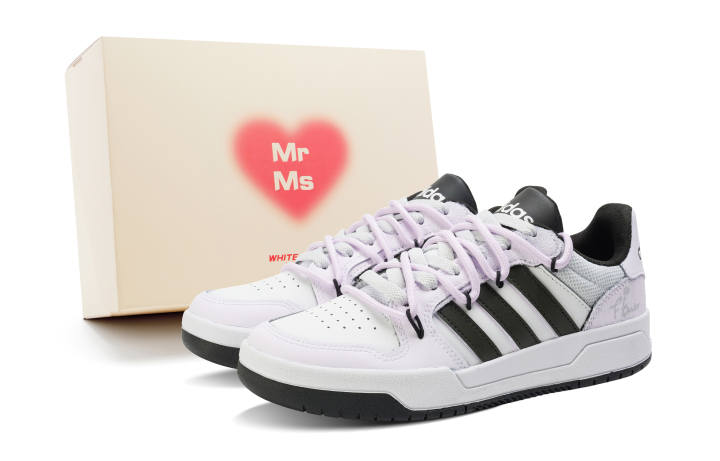 Adidas Adidas ENTRAP Skateboard Shoes Unisex Low Top Black/Purple