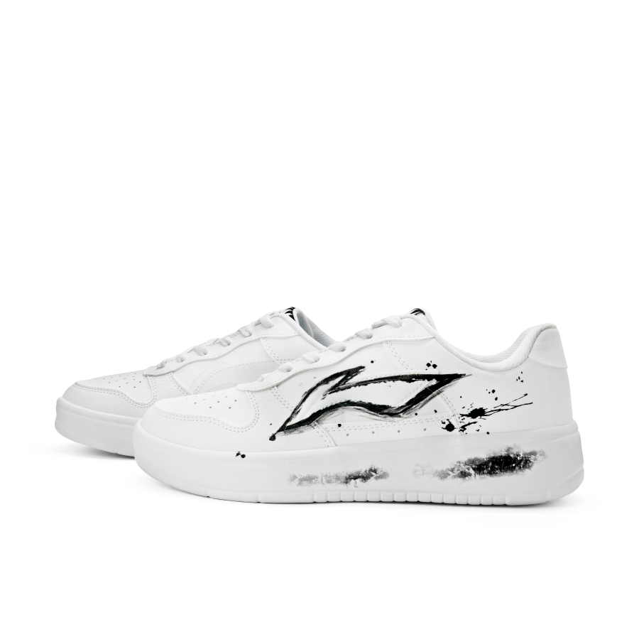 Li-Ning Li Ning Floating Boat Skateboard Shoes Unisex Low Top White/Black