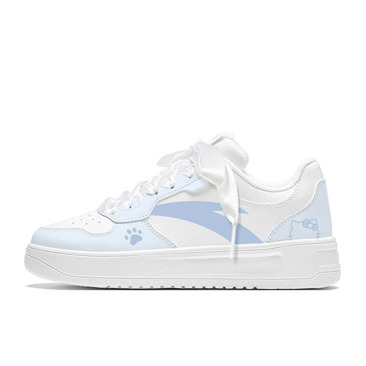 ANTA Skateboard Shoes Women's Low Top White
