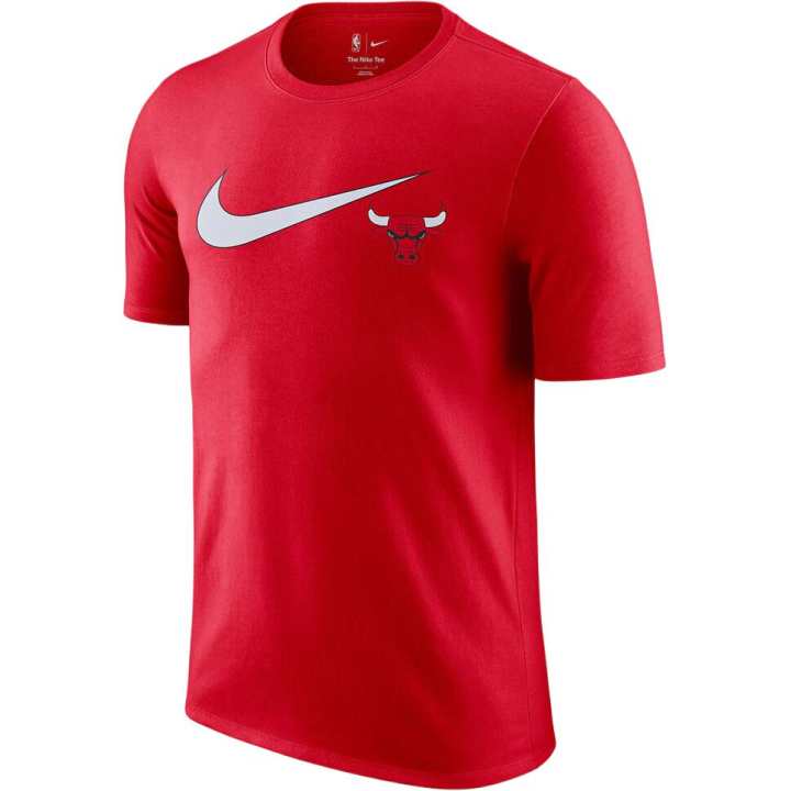 Nike Nike Swoosh T Shirts Men's Red Crew Neck