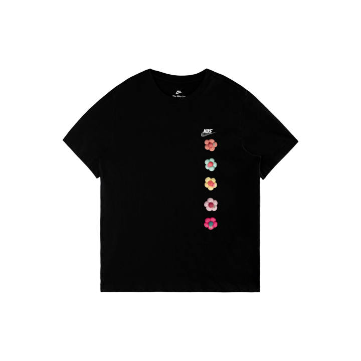 Nike Nike Sportswear T Shirts Men's Black/White/Dark Gray Crew Neck Moderate