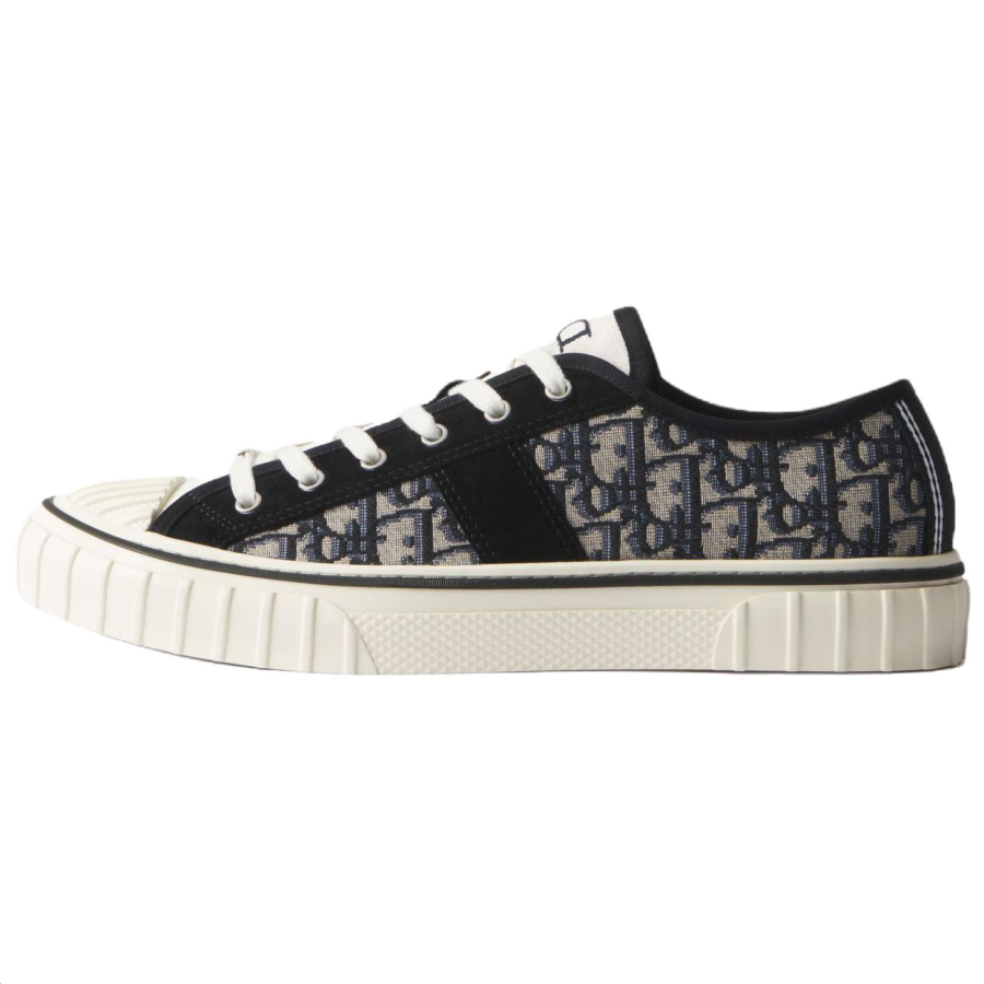 DIOR DIOR Canvas Shoes Men's Low Top Blue