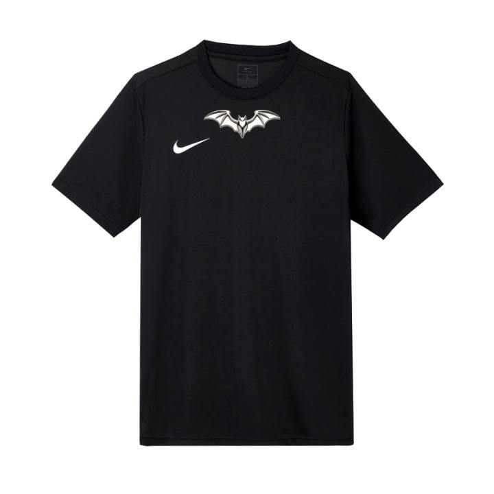 Nike Nike T Shirts Unisex Black Crew Neck Moderate Straight Fit