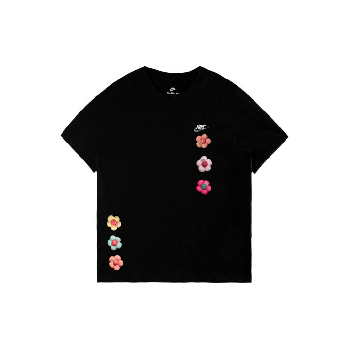 Nike Nike Sportswear T Shirts Men's Black/White/Dark Gray Crew Neck Moderate
