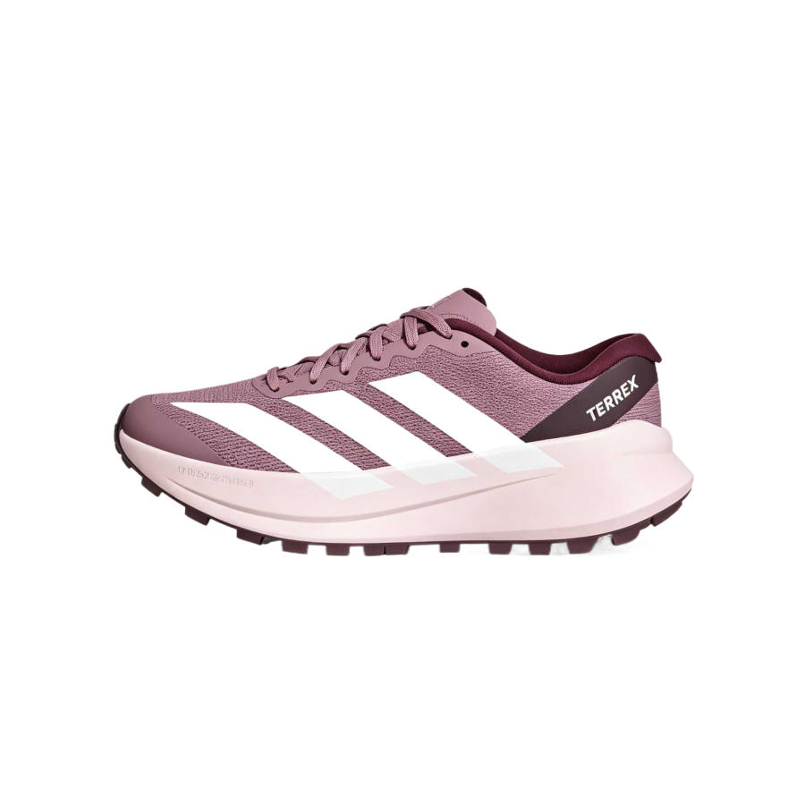 Adidas Adidas Agravic Trail Running Shoes Women's Low Top Magic Purple/Cloud White/Chestnut