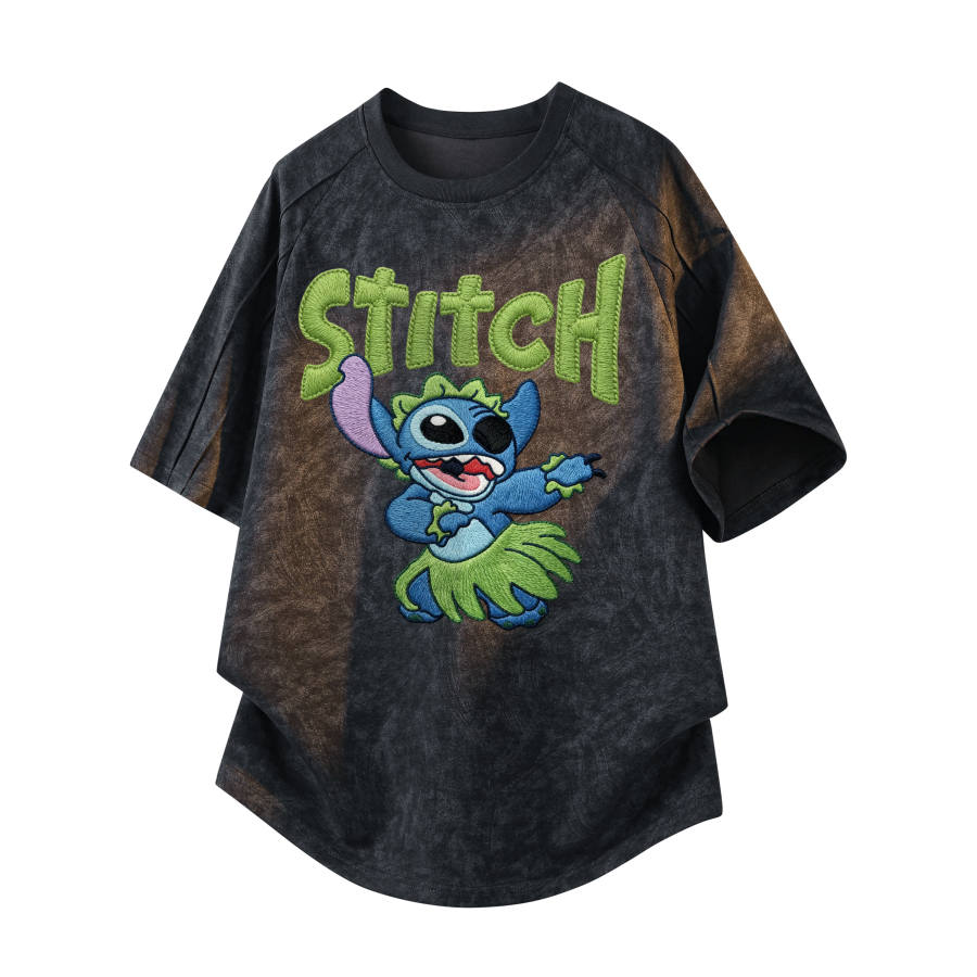 Disney T Shirts Unisex Crew Neck Moderate Straight Fit