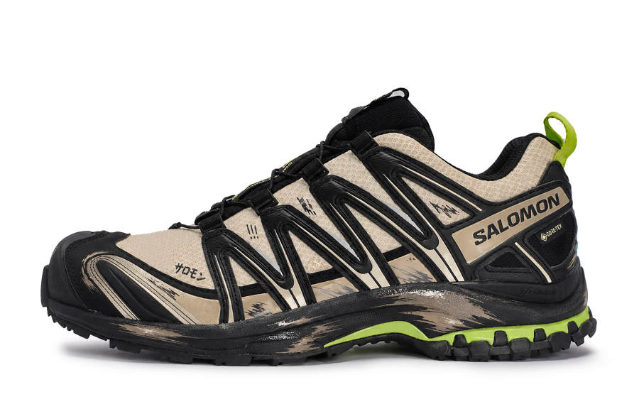 SALOMON XA PRO 3D Trail Running Shoes Unisex Low Top Green/Silver