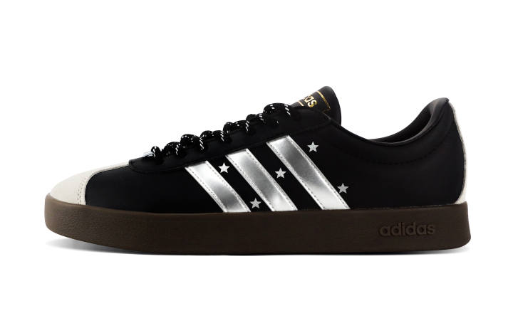 Adidas Adidas VL COURT 2.0 German Army Trainers Unisex Low Top Black/Silver