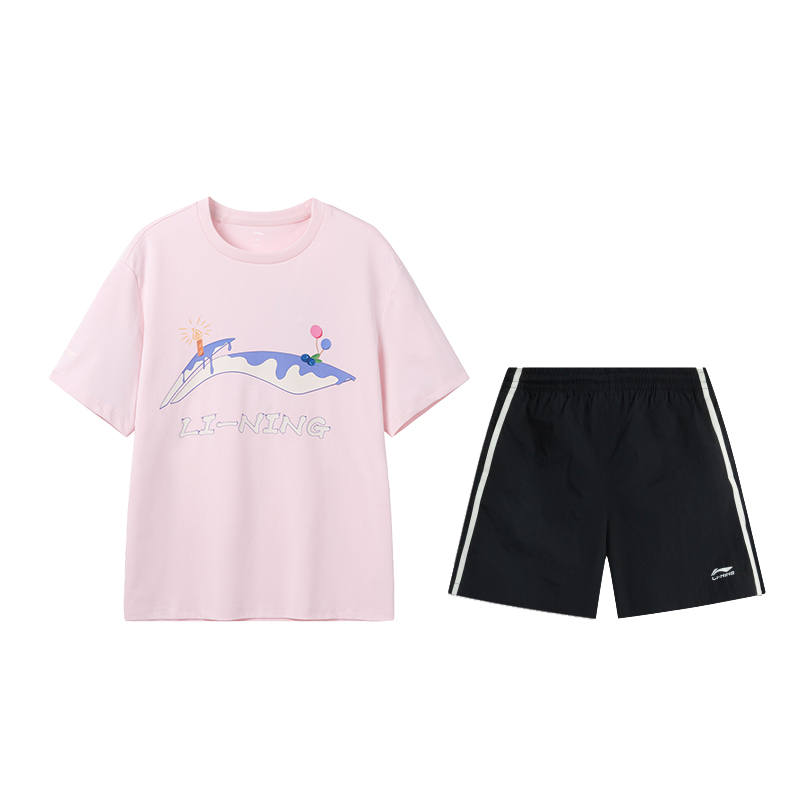 Li-Ning Li Ning Casual Suits Women's Crew Neck Moderate