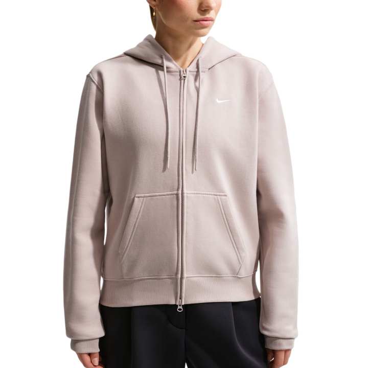 Nike Nike Swoosh Jackets Women's Cream II/Sail White Hooded Non Detachable Moderate