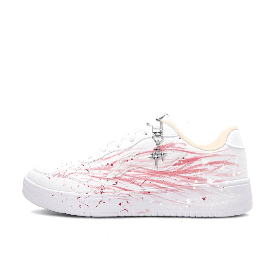 Li-Ning Li Ning Floating Boat Skateboard Shoes Women's Low Top Light Pink