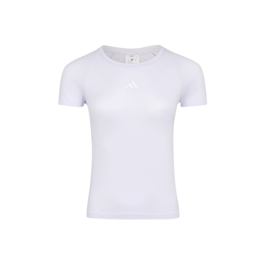 Adidas Adidas ESSENTIALS Fitness Clothing Women's Purple Crew Neck