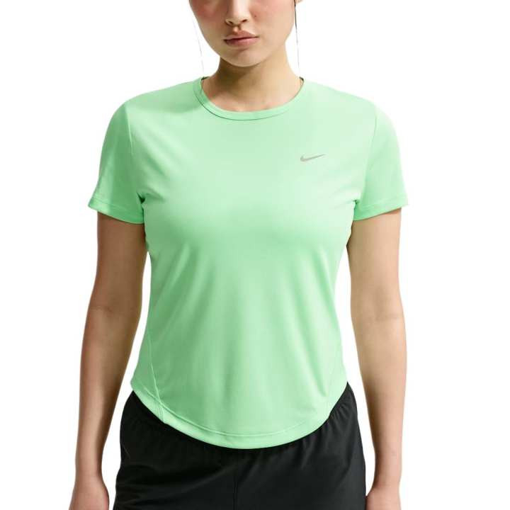 Nike Nike Running T Shirts Women's Iridescent Green Crew Neck