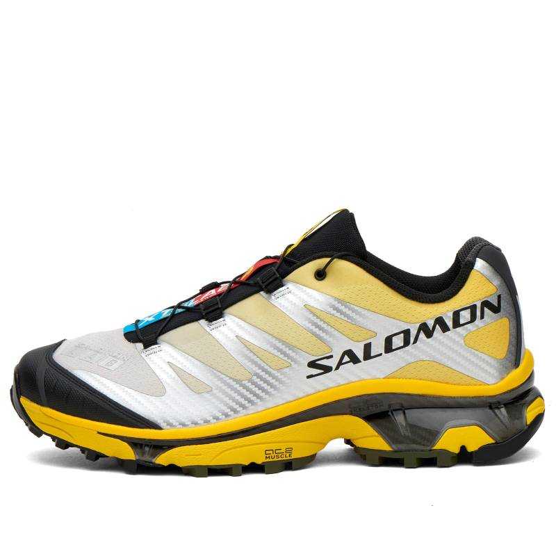 SALOMON XT 4 Running Shoes Men's Low Top Yellow