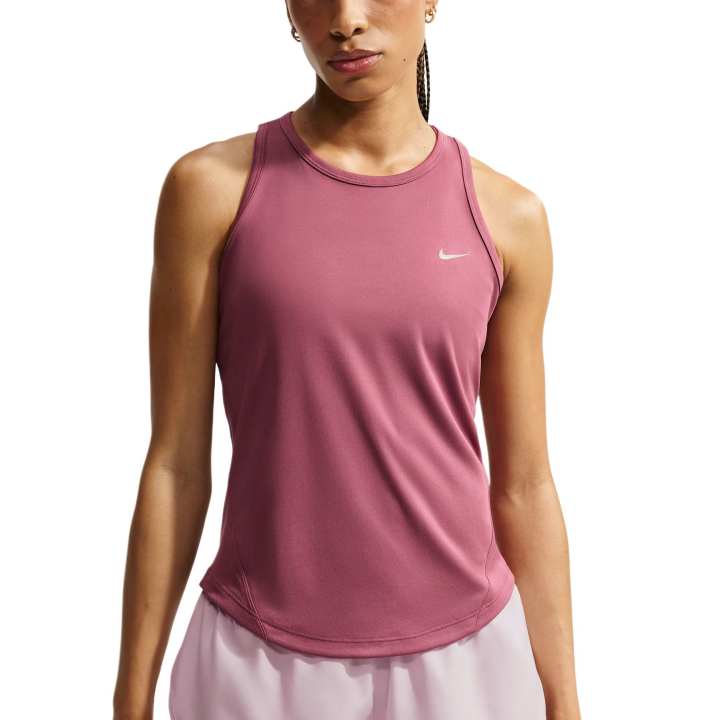 Nike Nike TEMPO Running Tank Tops Women's Powder Smoke Crew Neck Moderate