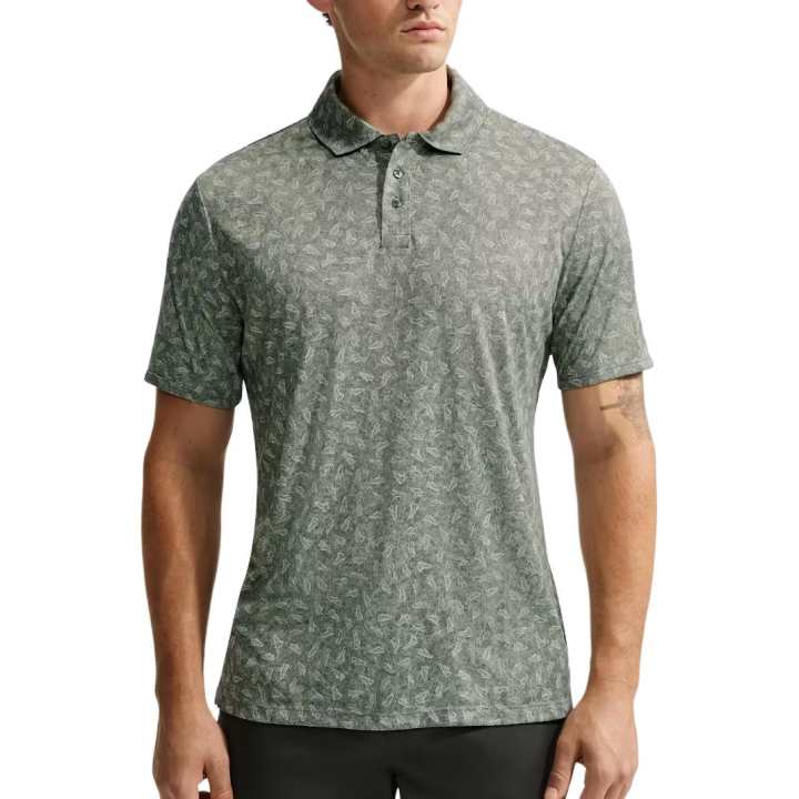 Nike Nike Golf Clothing Men's Green Camouflage Lapel Moderate