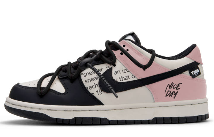 Nike Nike Dunk Skateboard Shoes Unisex Low Top Black Pink