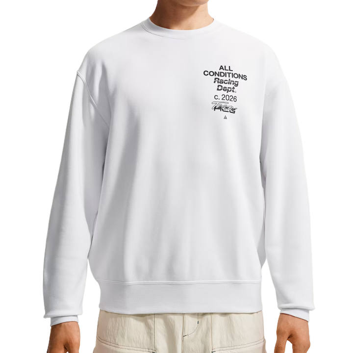 Nike Nike ACG Sweatshirts Men's Peak White/Black Crew Neck Moderate