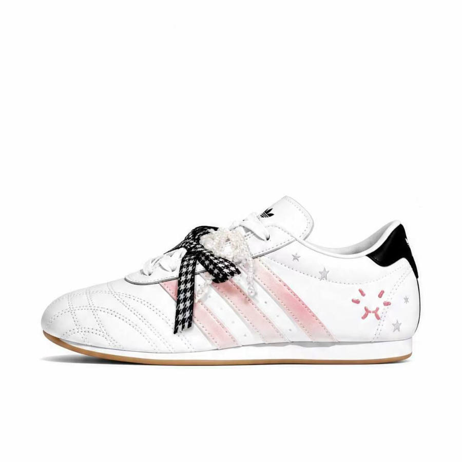 Adidas Originals Taekwondo Training Shoes Women's Low Top White/Black/Pink