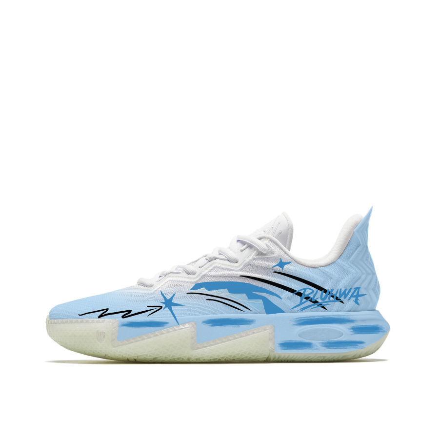 ANTA KAI 2 Basketball Shoes Men's Low Top Blue Pink