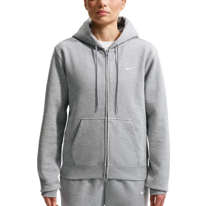Nike Nike Swoosh Jackets Women's Dark Gray/Sail White Hooded Non Detachable Moderate