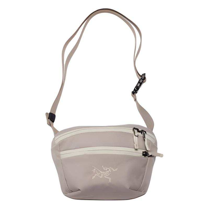 Arcteryx Arc'teryx Mantis 1.5L Crossbody Bag Outdoor Bag Recycled Polyester Elegant Brown & Driftwood White Unisex