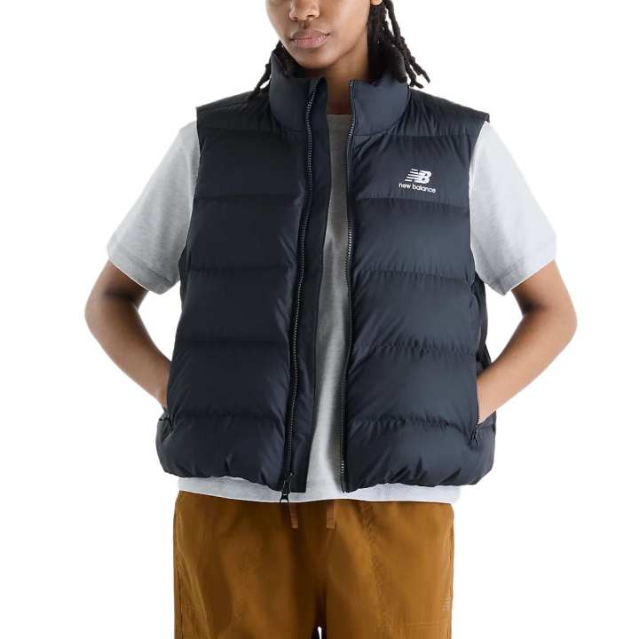 New Balance New Balance Vests Women's Black Stand Collar Moderate Other