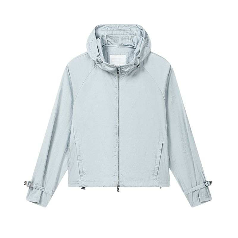 FILA X MOLANDI MILANO Jackets Women's Pearl Gray Hooded Non Detachable Moderate