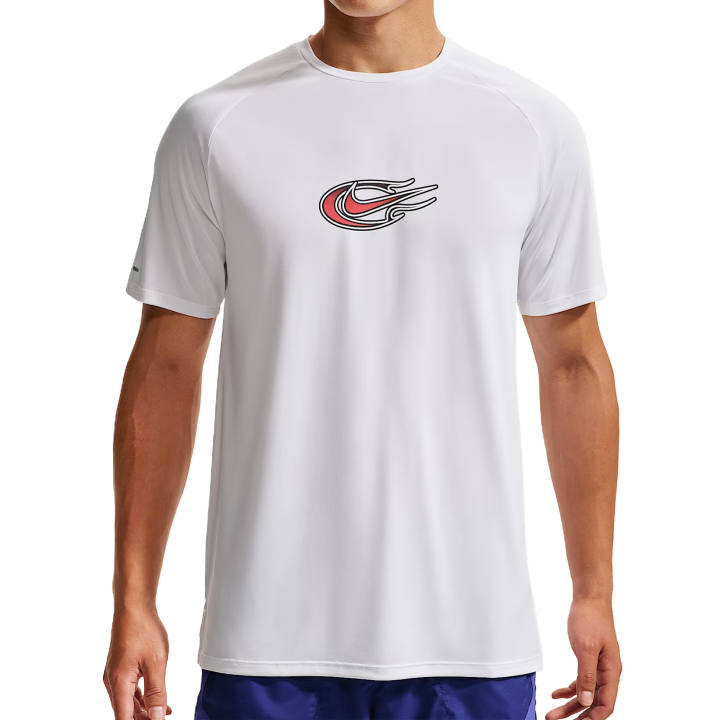 Nike Nike Dri FIT ADV Running T Shirts Men's White Crew Neck Moderate