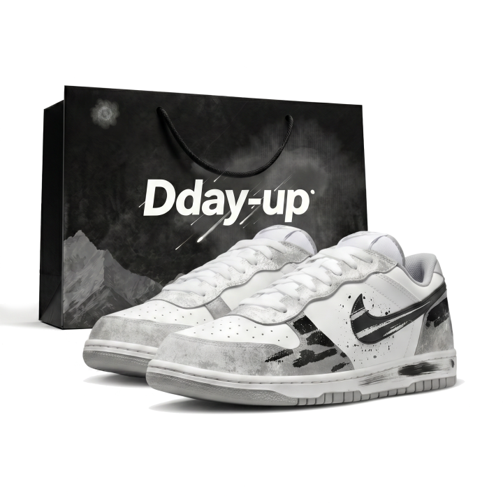 Nike Nike Dunk Skateboard Shoes Unisex Low Top Black Gray Color