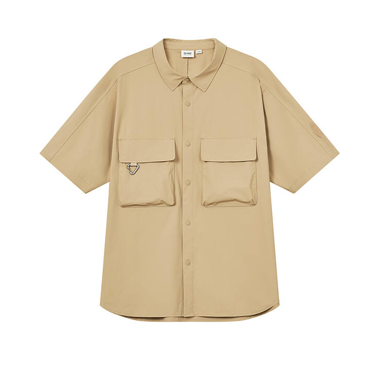 Palladium Shirts Unisex Lapel Moderate Straight Fit