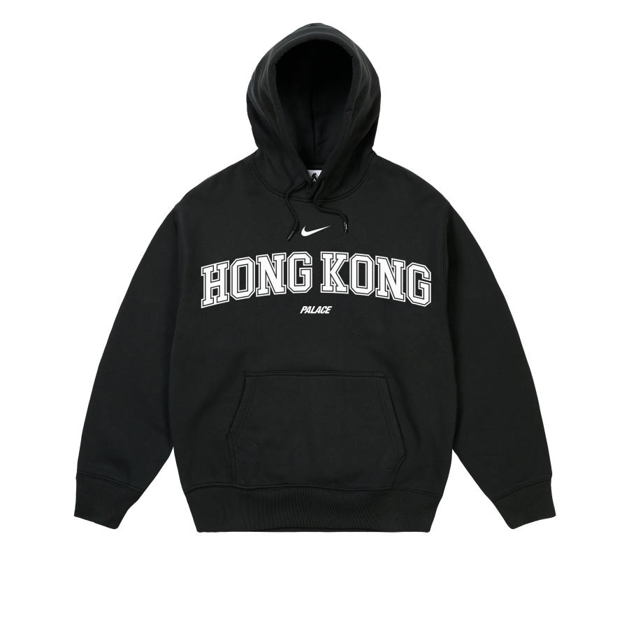 PALACE x Nike SS26 SHOP HOOD HONG KONG BLACK Sweatshirt Unisex