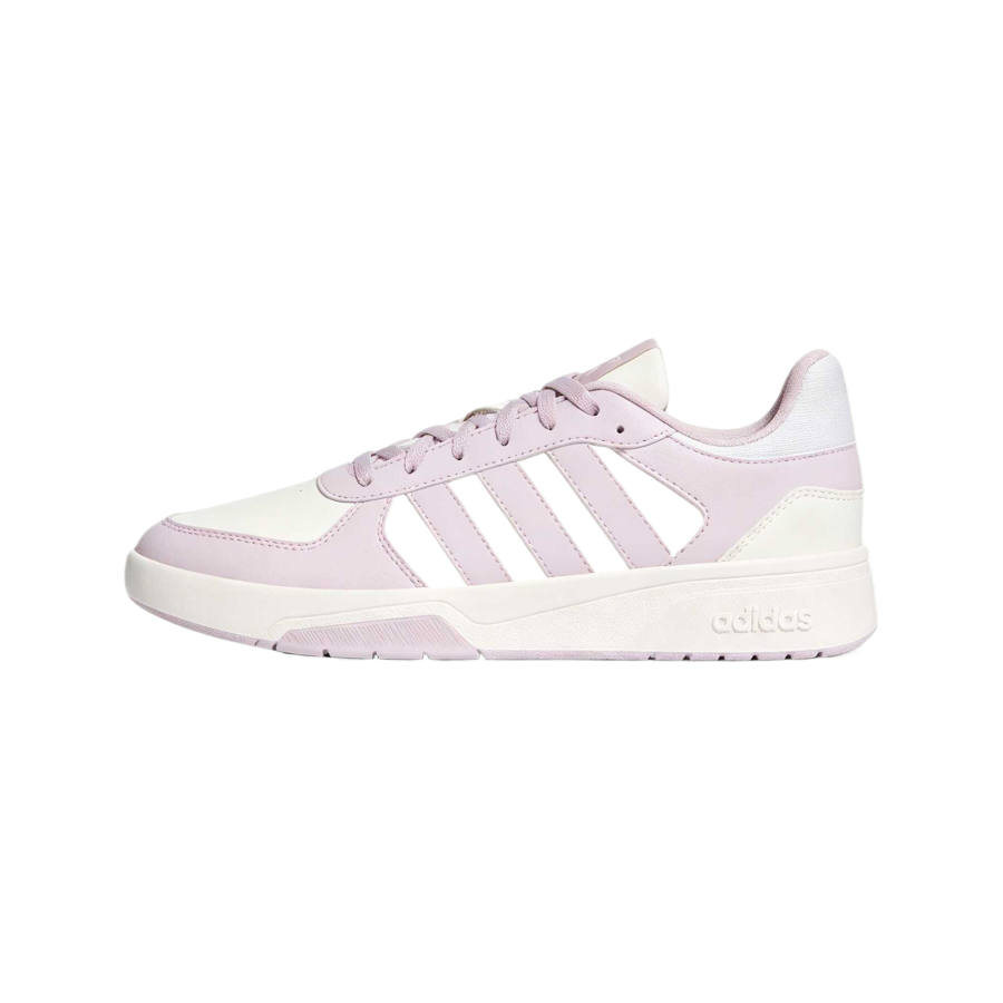 Adidas Adidas COURTBEAT Skateboard Shoes Unisex Low Top Bright White/Ice Crystal Purple