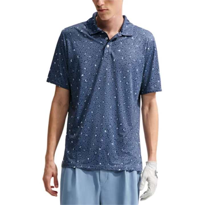 Nike Nike Golf Clothing Men's Diffused Blue Polo Collar Moderate