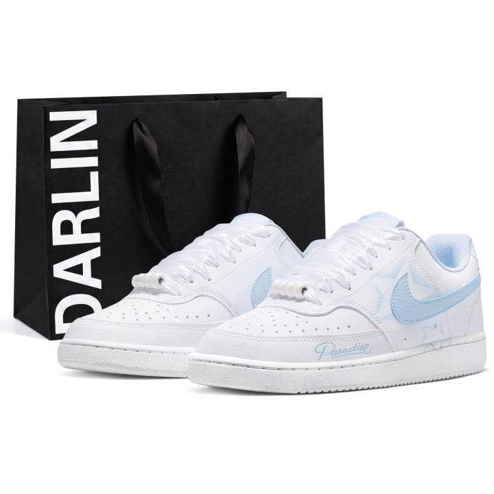 Nike Nike Air Force 1 Skateboard Shoes Unisex Low Top White/Blue