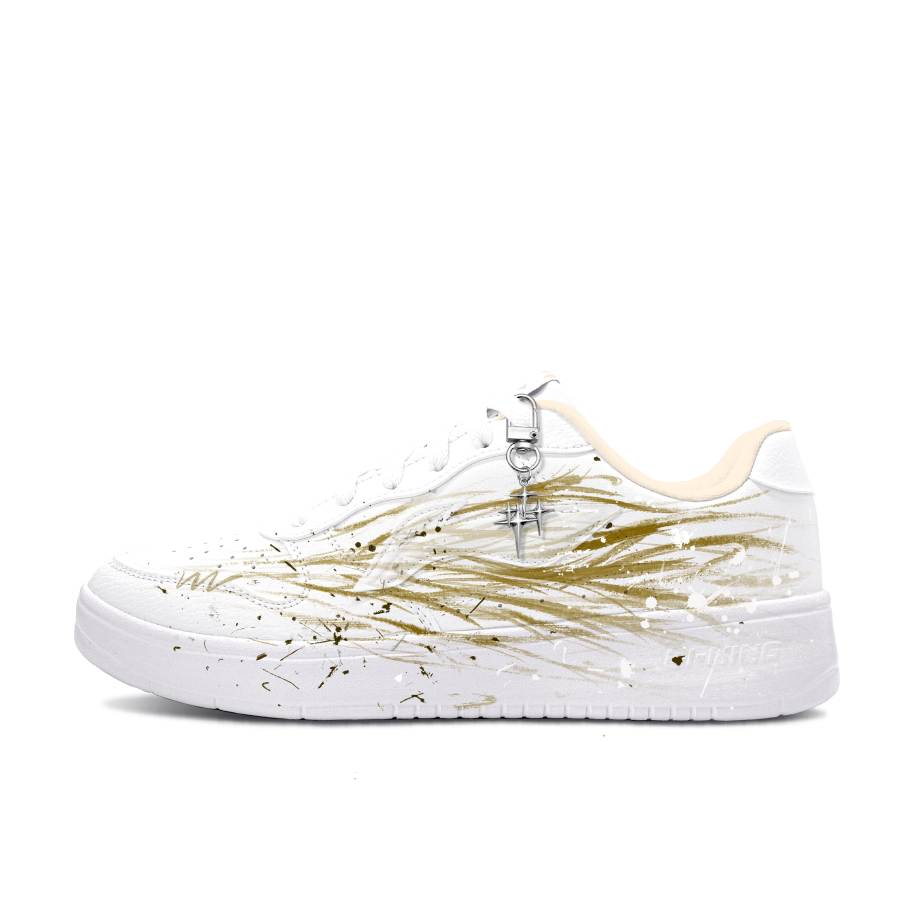 Li-Ning Li Ning Floating Boat Skateboard Shoes Women's Low Top Yellow