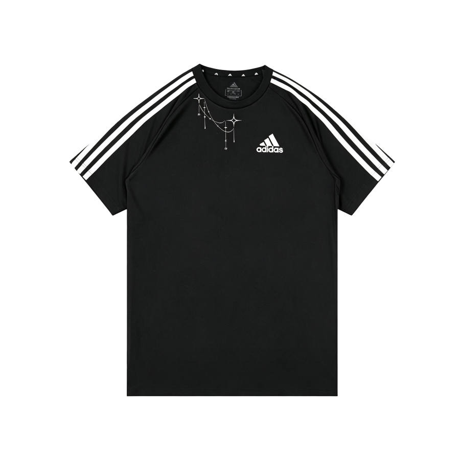 Adidas Adidas Football T Shirts Unisex Black Crew Neck Moderate