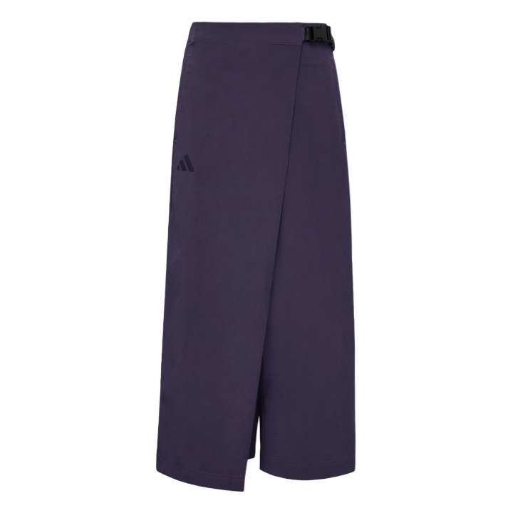 Adidas Adidas Terrex Casual Pants Women's Dark Purple Moderate Wide Leg Pants