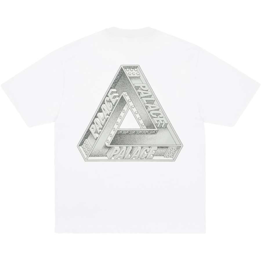 PALACE 2026 SS26 DROP8 TRI GIRDERS T SHIRT WHITE T Shirt Unisex