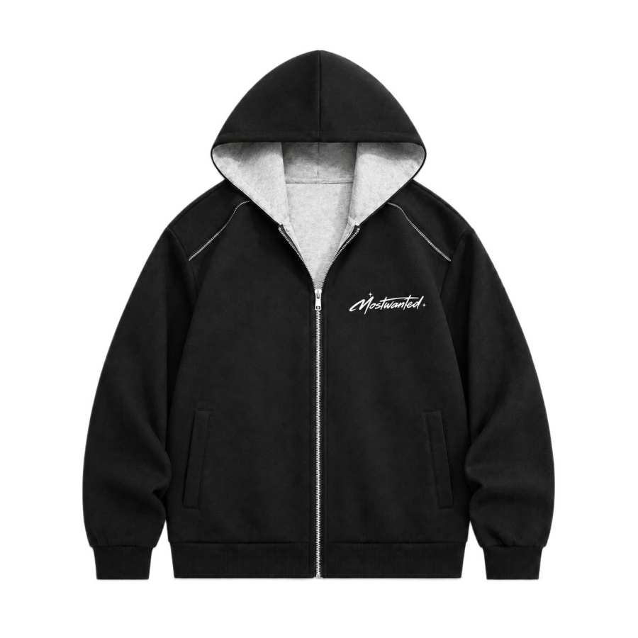 MostwantedLab Sweatshirts Unisex Hooded Non Detachable Moderate